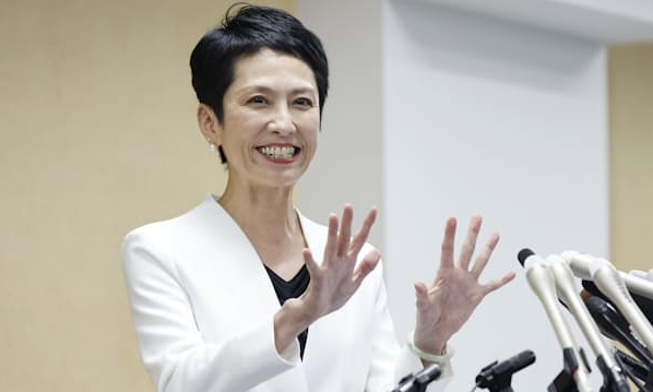 都知事選出馬を表明する蓮舫氏